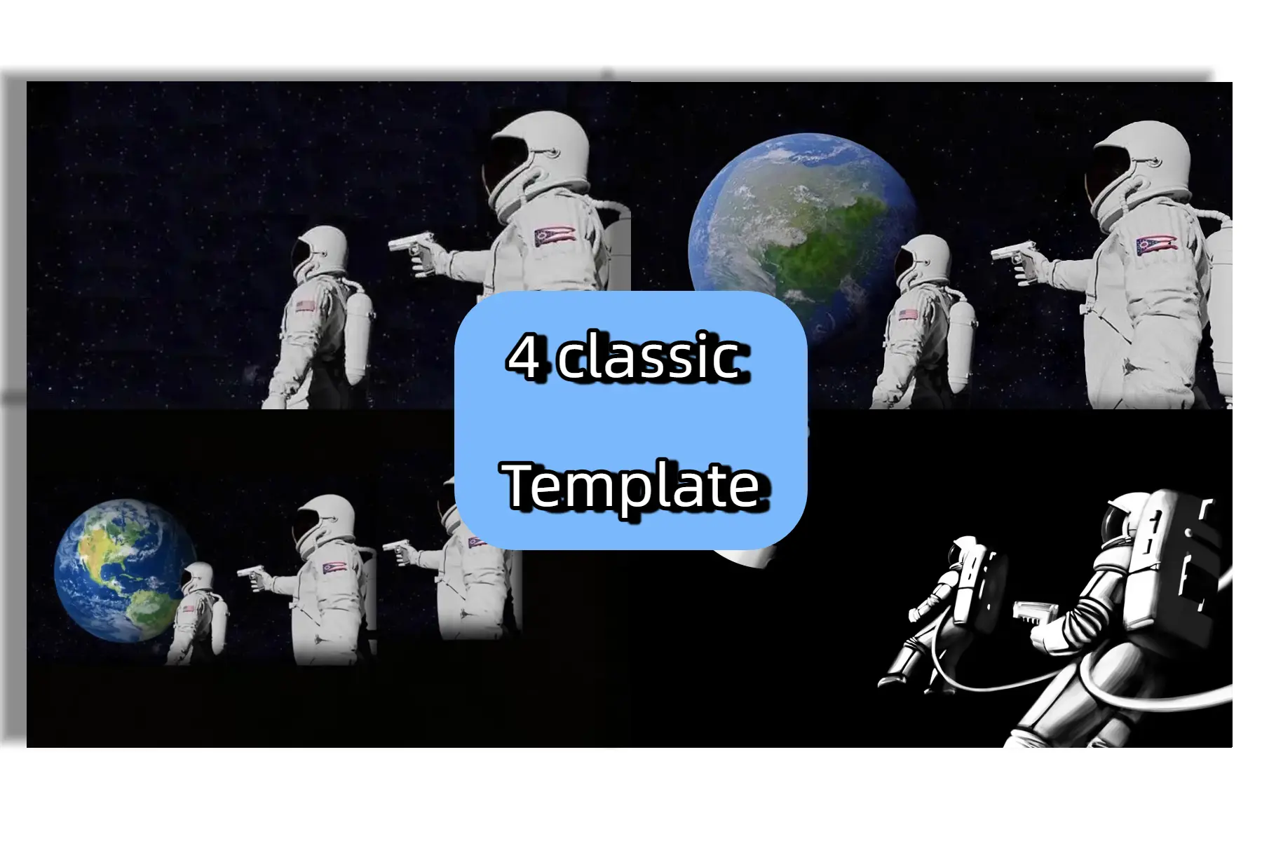 Classic “Astronaut Twist” Template