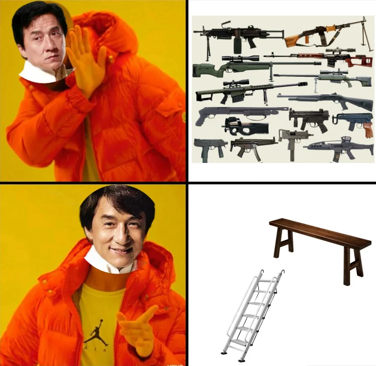 Drake meme Jackie chan
