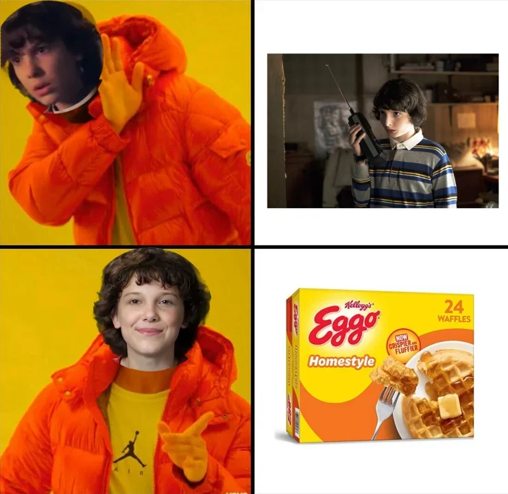 Drake stranger things meme