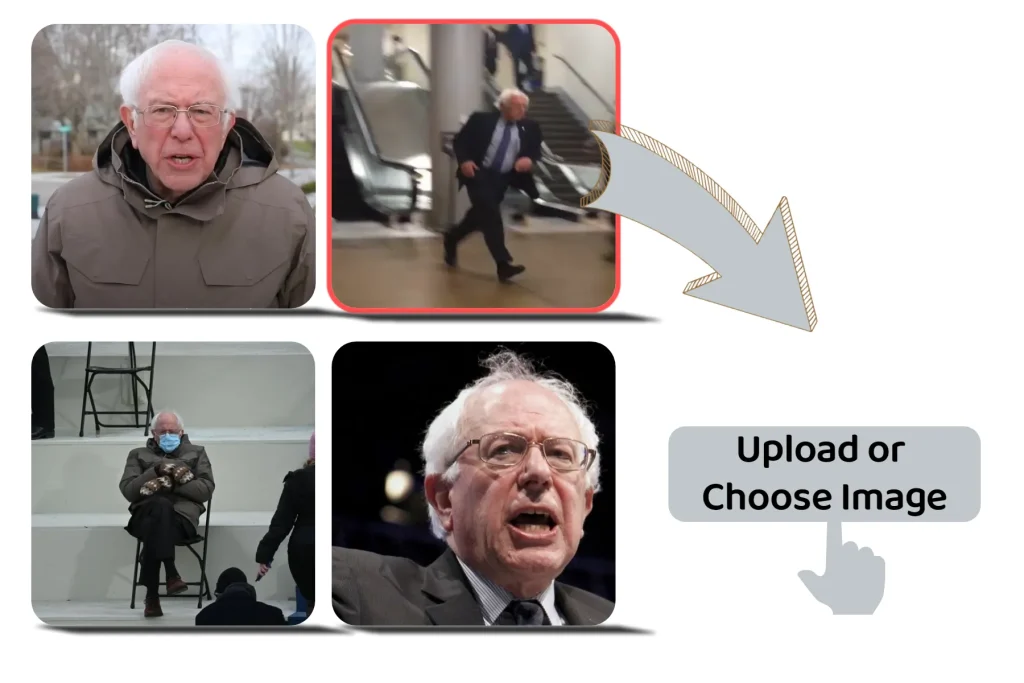 Upload or Choose a Bernie Sander Image