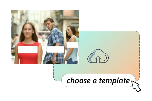 choose a distracted boyfriend meme template